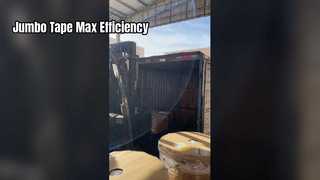 Efficacité en vrac du ruban d'emballage géant