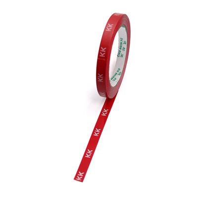 Tape adhésive personnalisée de bureau imprimant logo rouge avec logo de marque