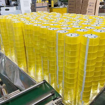 Ruban adhésif jaune transparent personnalisé pour le ruban d'étanchéité en carton