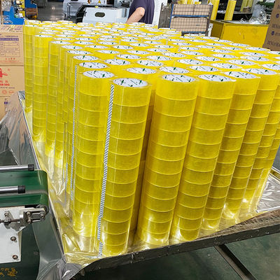 Service personnalisé de ruban adhésif transparent jaune