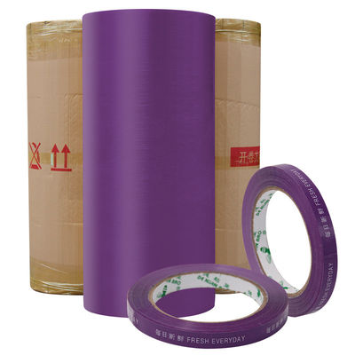 Avec logo violet BOPP Imprimé Jumbo Roll Manufacturer