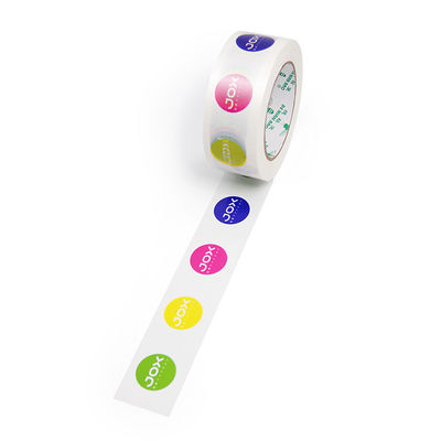 Un bon prix. Tape de couleur auto-adhésive personnalisée avec logo de marque pour l'emballage En ligne