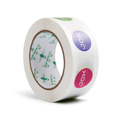 Tape de couleur auto-adhésive personnalisée avec logo de marque pour l'emballage