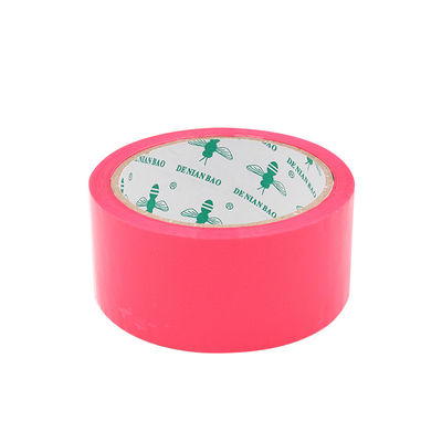Ruban d'emballage rose ruban imprimé sur mesure pour les cartons d'emballage