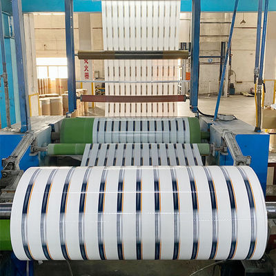 Un bon prix. Tape d'emballage Jumbo Roll Bopp imprimée avec adhésif acrylique pour emballage industriel en ligne