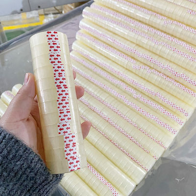22 ans d'usine de ruban adhésif transparent jaune OEM personnalisé