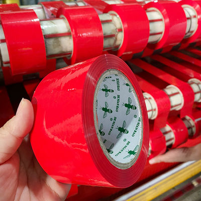 Un bon prix. Tape d'étanchéité de boîte rouge Vente de ruban adhésif industriel pour emballage d'expédition en ligne