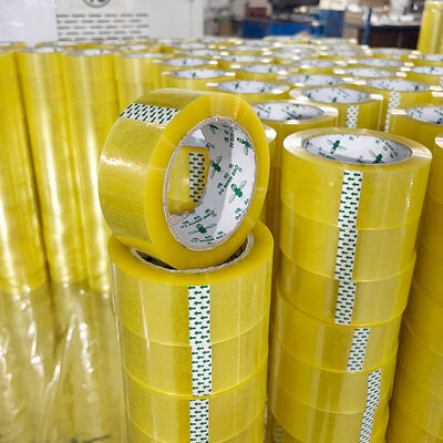 Un bon prix. BOPP Emballage jaune-jaune Adhésif Tape d'étanchéité à haute adhérence en ligne