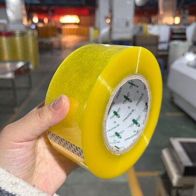 Un bon prix. BOPP Emballage jaune-jaune Adhésif ruban d'étanchéité imperméable à l'eau pour l'emballage en ligne