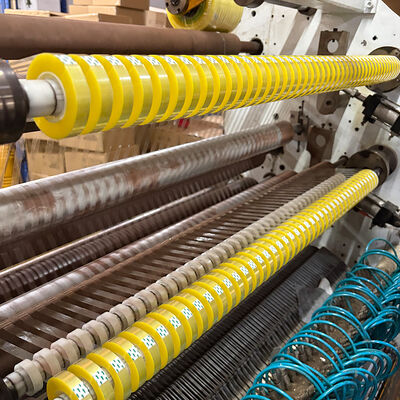 Un bon prix. Vente à chaud du ruban d'emballage jaune clair En ligne