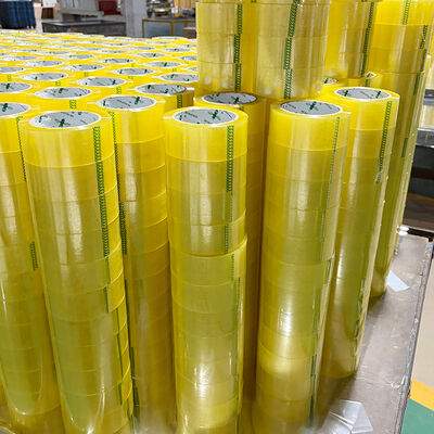 Un bon prix. Tape d'emballage Bopp jaune transparente de haute qualité En ligne
